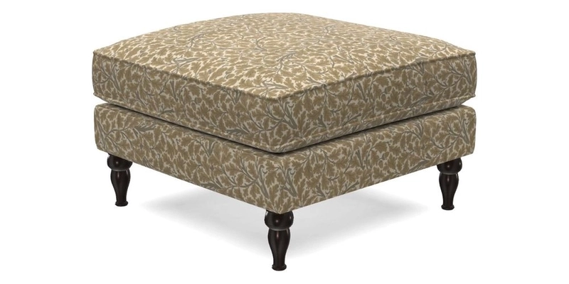 Cooksbridge Standard Footstool in Two Tone Plain Biscuit