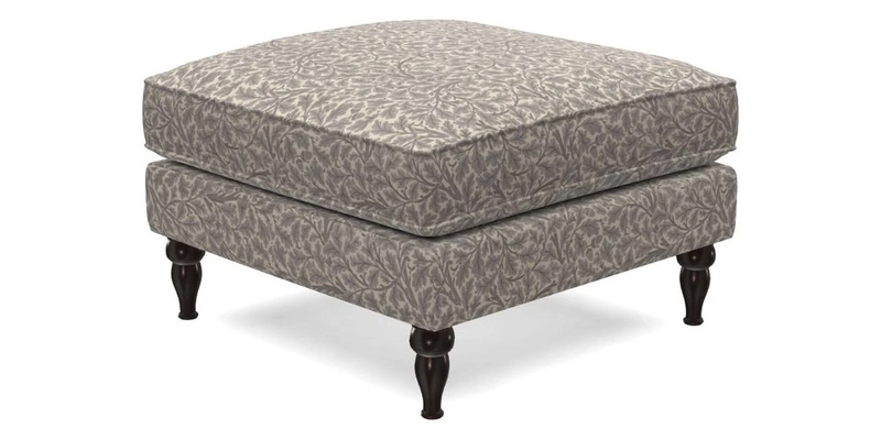 Cooksbridge Standard Footstool in Two Tone Plain Biscuit