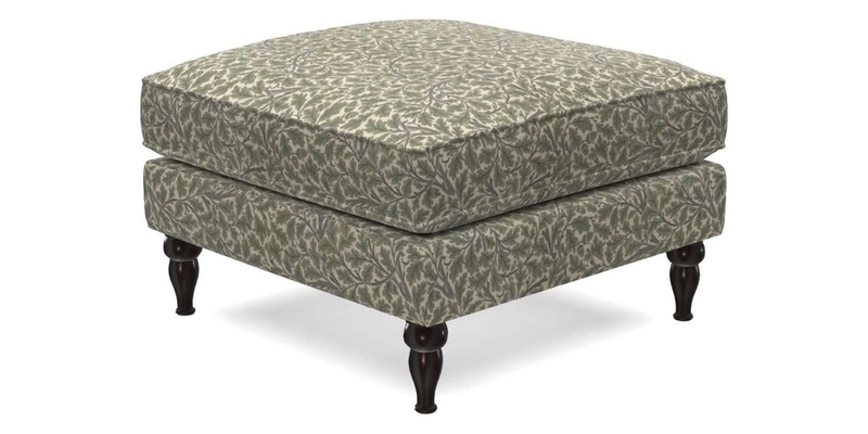 Cooksbridge Standard Footstool in Two Tone Plain Biscuit
