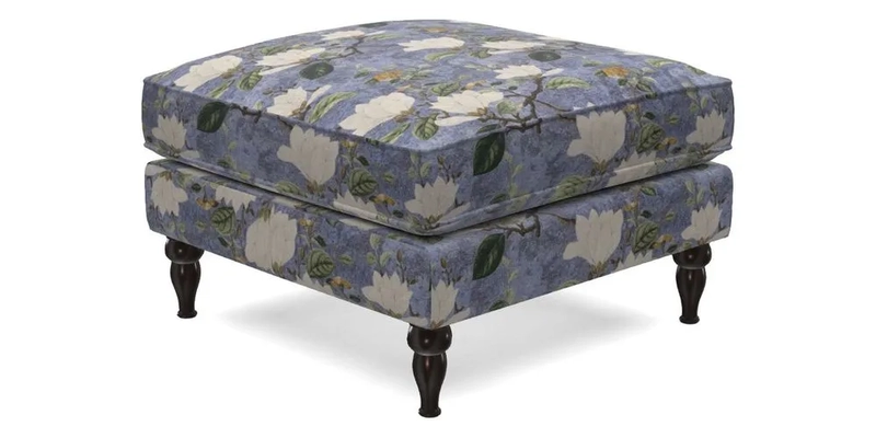 Cooksbridge Standard Footstool in Two Tone Plain Biscuit