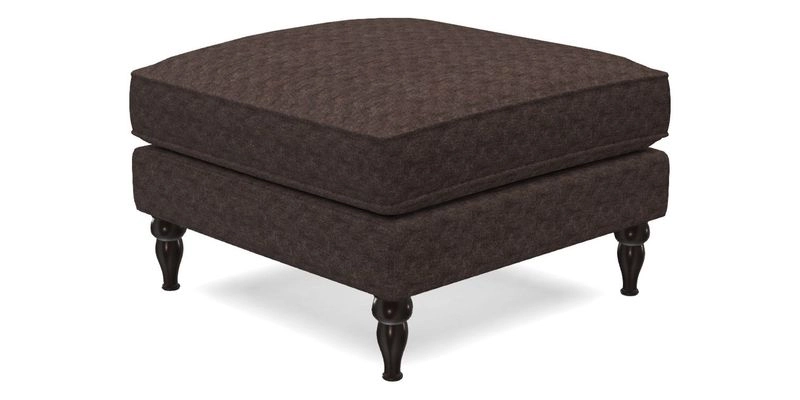 Cooksbridge Standard Footstool in Two Tone Plain Biscuit