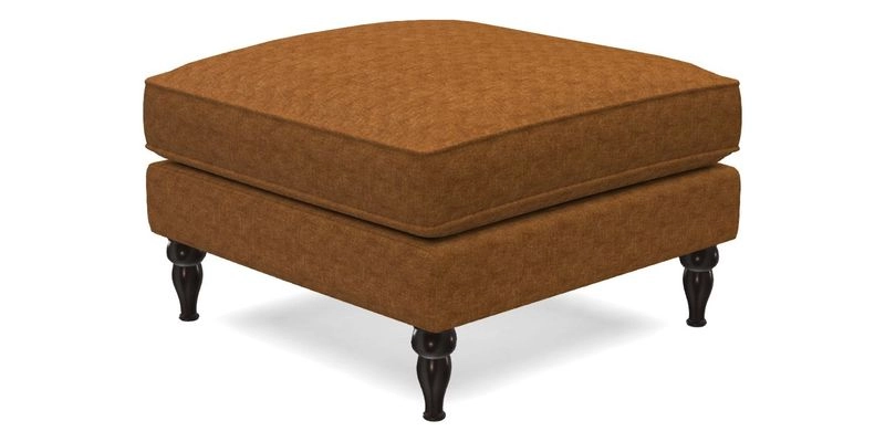 Cooksbridge Standard Footstool in Two Tone Plain Biscuit