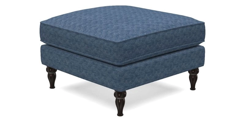 Cooksbridge Standard Footstool in Two Tone Plain Biscuit