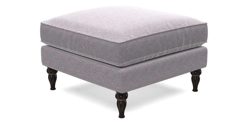 Cooksbridge Standard Footstool in Two Tone Plain Biscuit