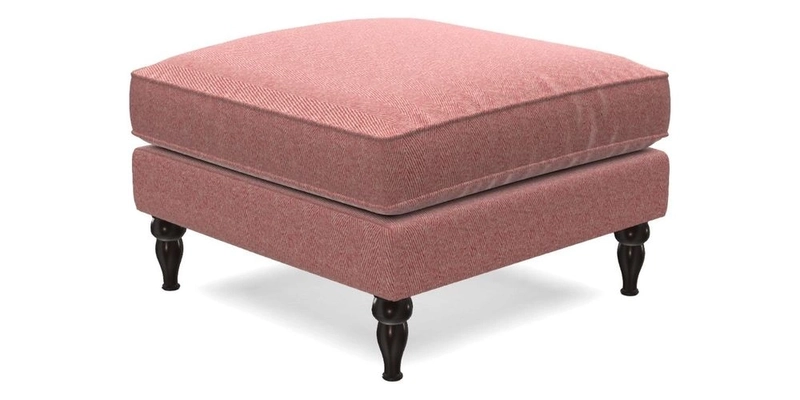 Cooksbridge Standard Footstool in Two Tone Plain Biscuit