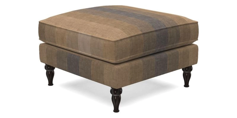 Cooksbridge Standard Footstool in Two Tone Plain Biscuit