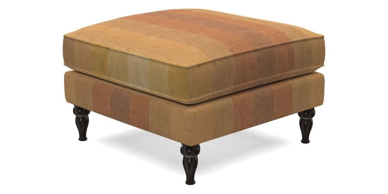 Cooksbridge Standard Footstool in Two Tone Plain Biscuit