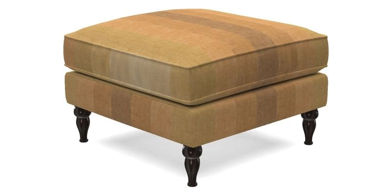 Cooksbridge Standard Footstool in Two Tone Plain Biscuit