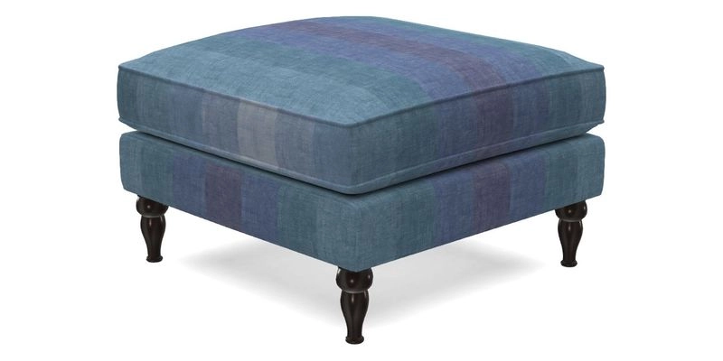 Cooksbridge Standard Footstool in Two Tone Plain Biscuit