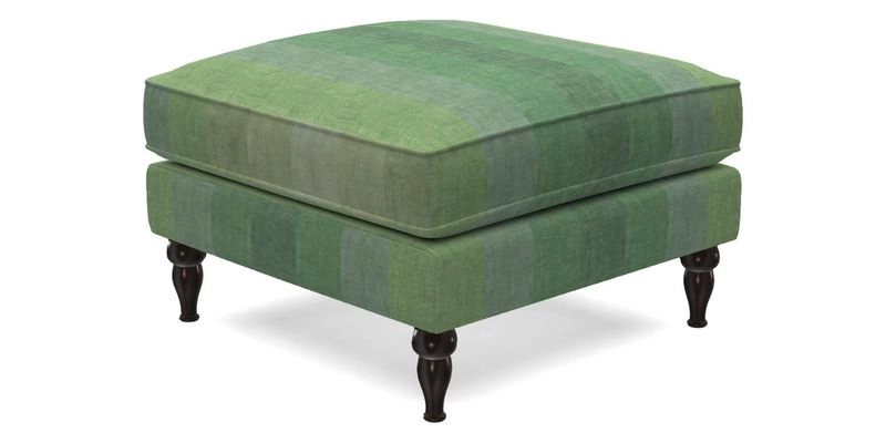 Cooksbridge Standard Footstool in Two Tone Plain Biscuit