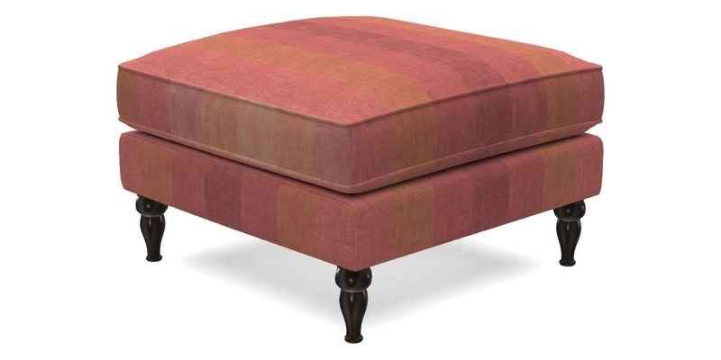 Cooksbridge Standard Footstool in Two Tone Plain Biscuit