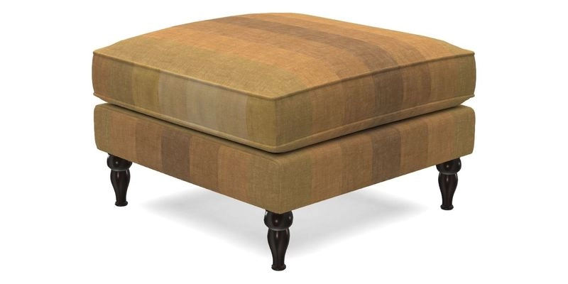 Cooksbridge Standard Footstool in Two Tone Plain Biscuit