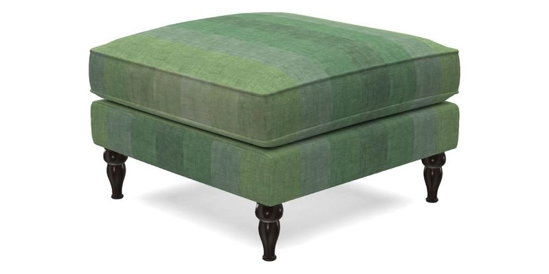 Cooksbridge Standard Footstool in Two Tone Plain Biscuit