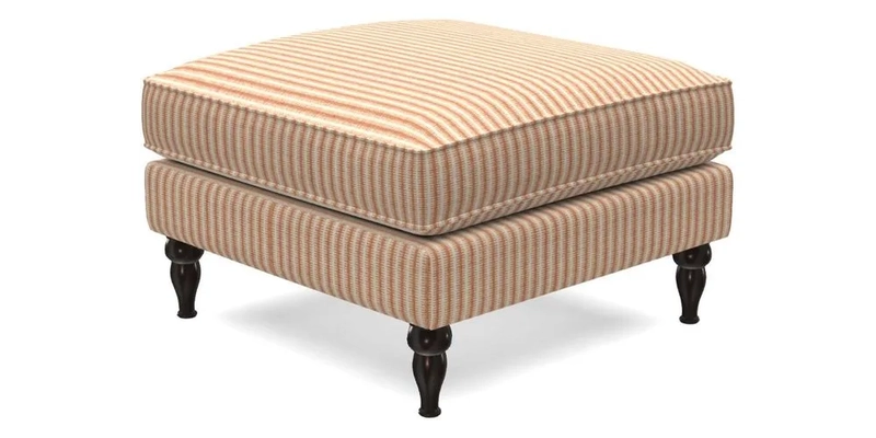 Cooksbridge Standard Footstool in Two Tone Plain Biscuit