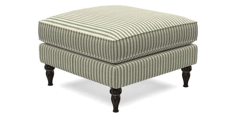 Cooksbridge Standard Footstool in Two Tone Plain Biscuit