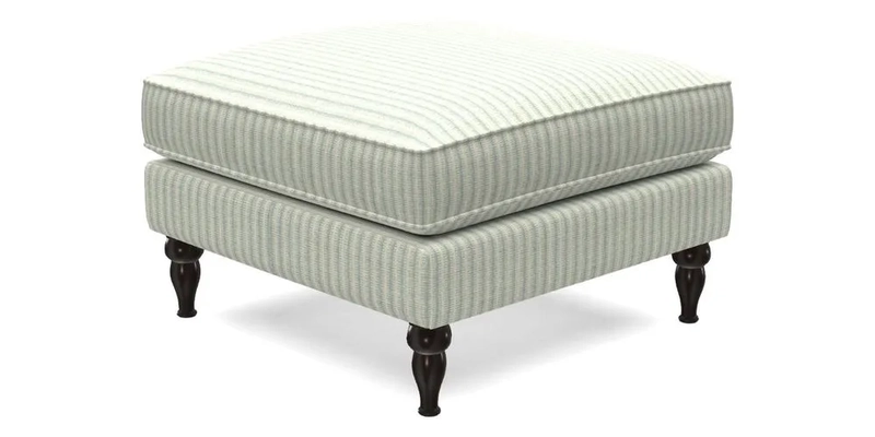 Cooksbridge Standard Footstool in Two Tone Plain Biscuit