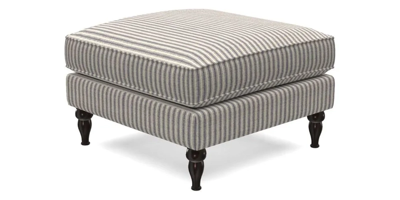 Cooksbridge Standard Footstool in Two Tone Plain Biscuit