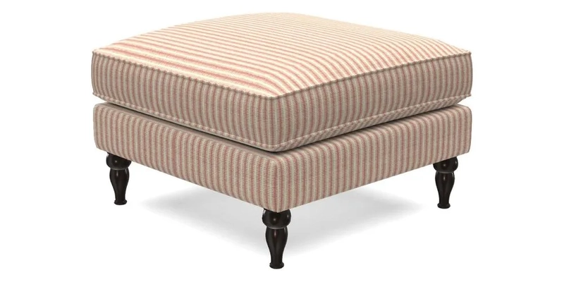 Cooksbridge Standard Footstool in Two Tone Plain Biscuit
