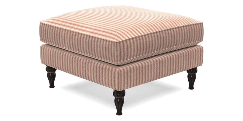Cooksbridge Standard Footstool in Two Tone Plain Biscuit