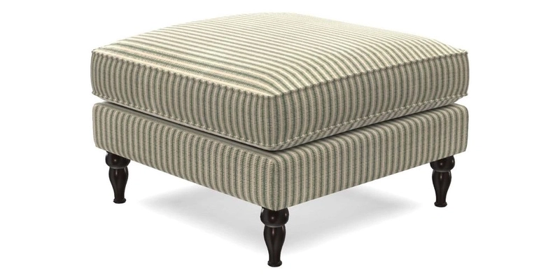 Cooksbridge Standard Footstool in Two Tone Plain Biscuit