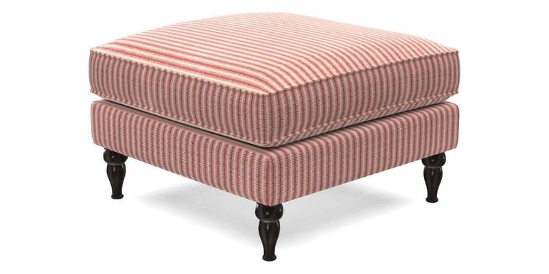 Cooksbridge Standard Footstool in Two Tone Plain Biscuit