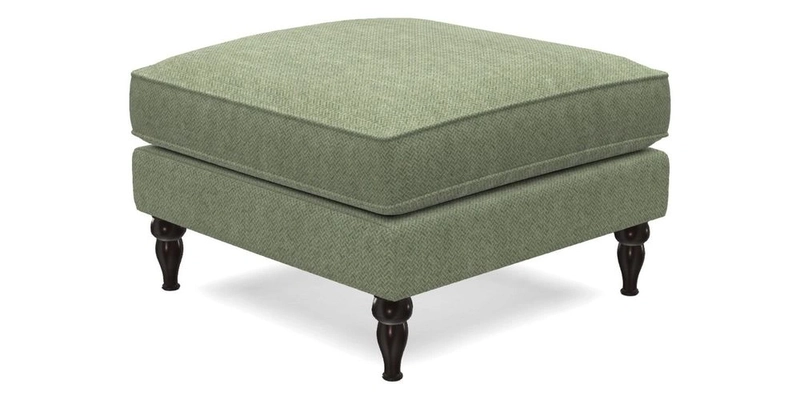 Cooksbridge Standard Footstool in Two Tone Plain Biscuit