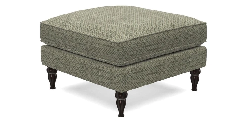 Cooksbridge Standard Footstool in Two Tone Plain Biscuit