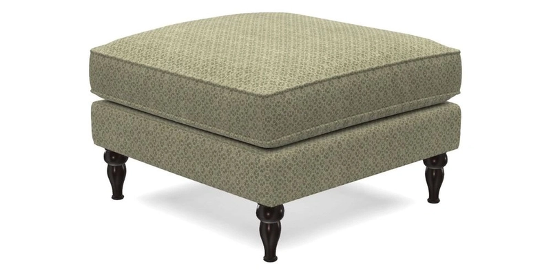Cooksbridge Standard Footstool in Two Tone Plain Biscuit