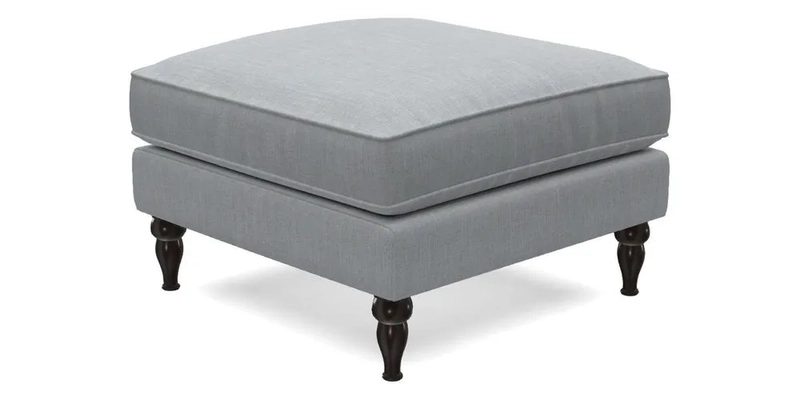Cooksbridge Standard Footstool in Two Tone Plain Biscuit