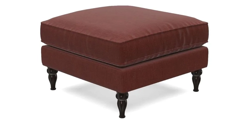 Cooksbridge Standard Footstool in Two Tone Plain Biscuit