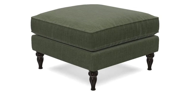 Cooksbridge Standard Footstool in Two Tone Plain Biscuit
