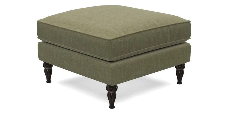 Cooksbridge Standard Footstool in Two Tone Plain Biscuit
