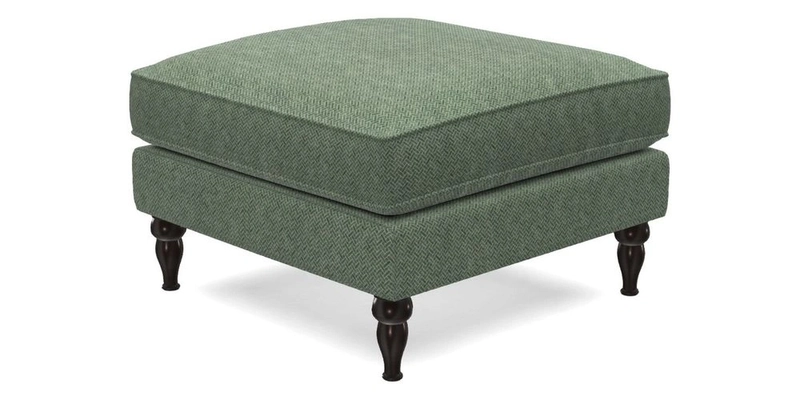Cooksbridge Standard Footstool in Two Tone Plain Biscuit