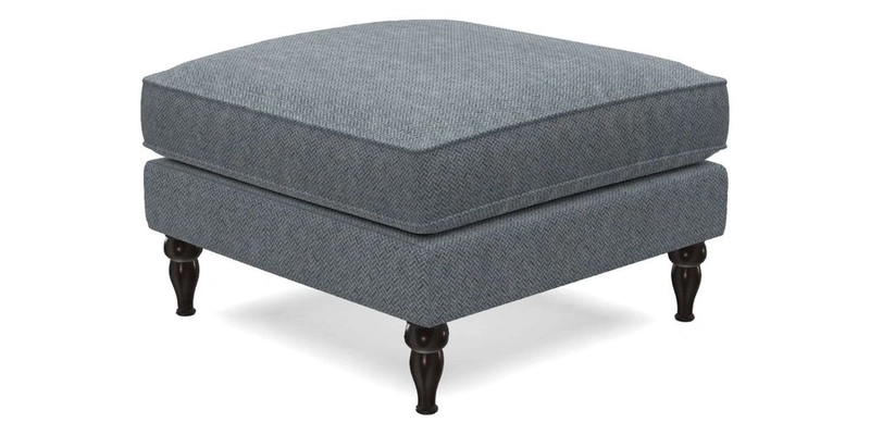 Cooksbridge Standard Footstool in Two Tone Plain Biscuit