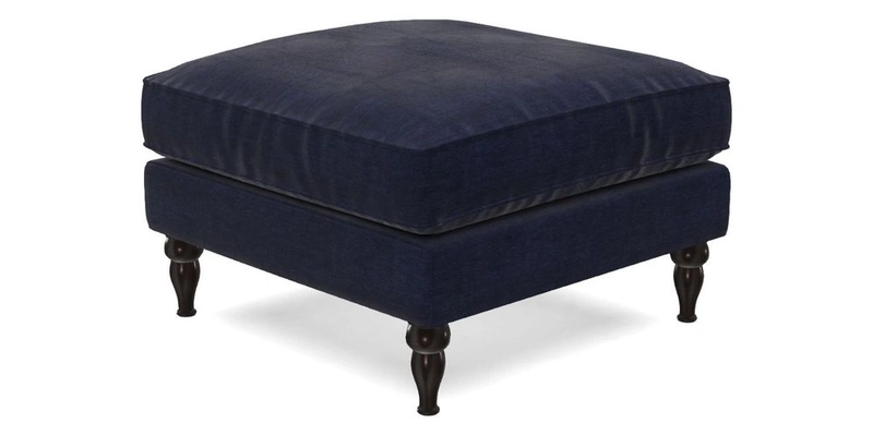 Cooksbridge Standard Footstool in Two Tone Plain Biscuit