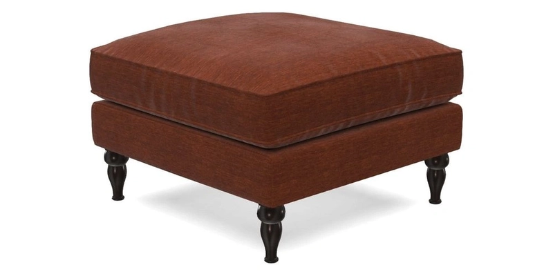 Cooksbridge Standard Footstool in Two Tone Plain Biscuit