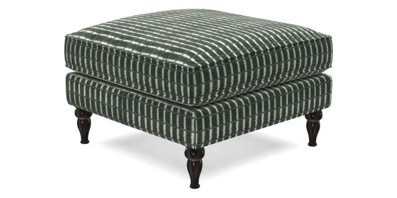 Cooksbridge Standard Footstool in Two Tone Plain Biscuit