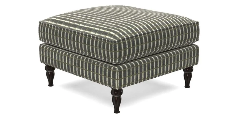 Cooksbridge Standard Footstool in Two Tone Plain Biscuit