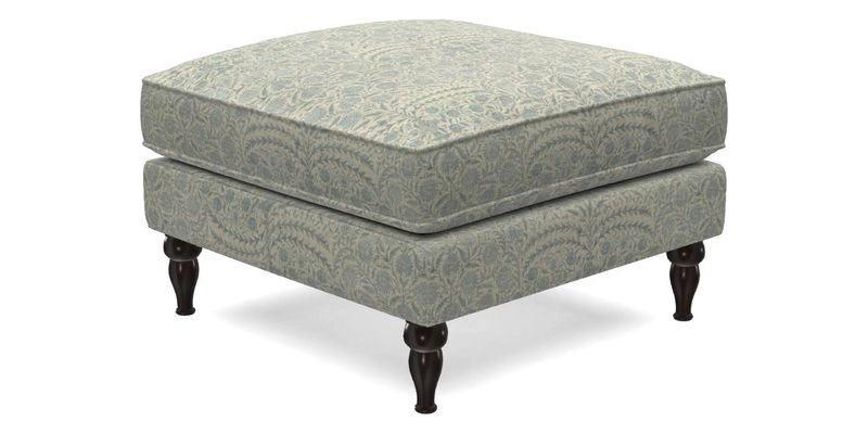 Cooksbridge Standard Footstool in Two Tone Plain Biscuit