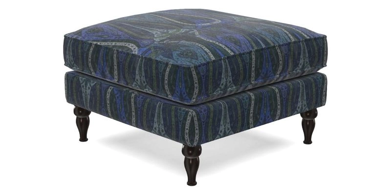 Cooksbridge Standard Footstool in Two Tone Plain Biscuit