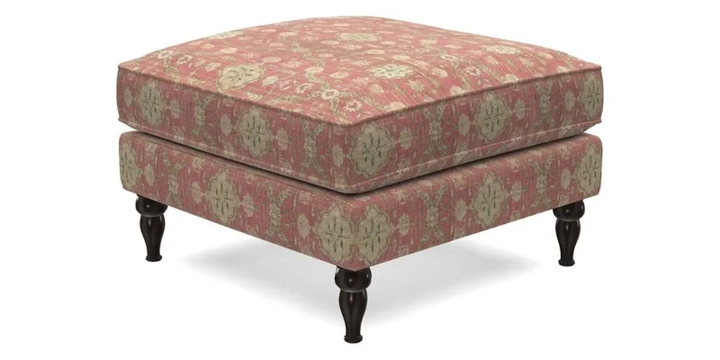 Cooksbridge Standard Footstool in Two Tone Plain Biscuit