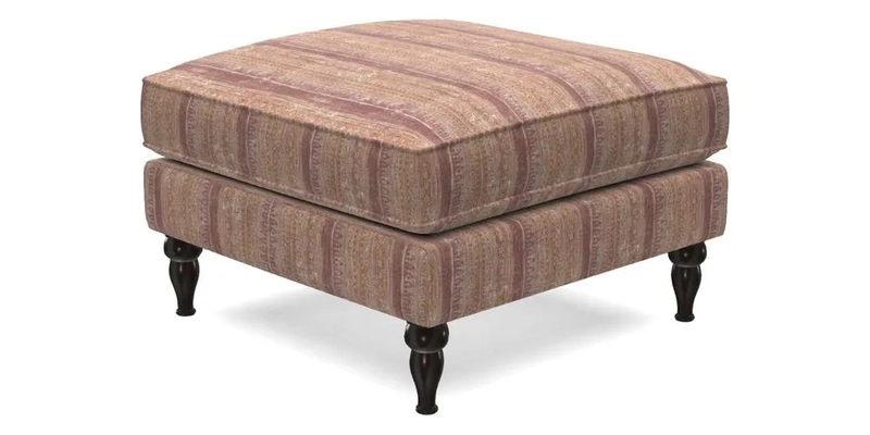 Cooksbridge Standard Footstool in Two Tone Plain Biscuit