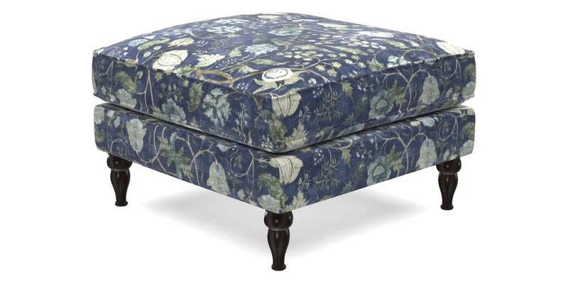 Cooksbridge Standard Footstool in Two Tone Plain Biscuit