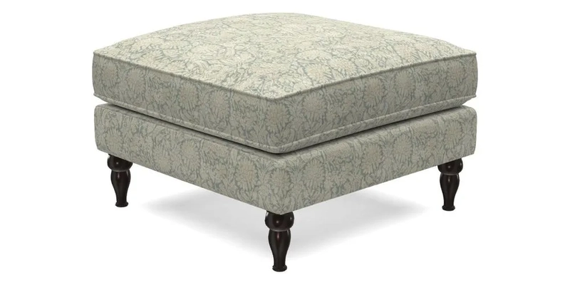 Cooksbridge Standard Footstool in Two Tone Plain Biscuit
