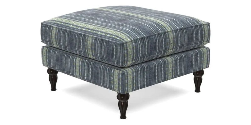 Cooksbridge Standard Footstool in Two Tone Plain Biscuit