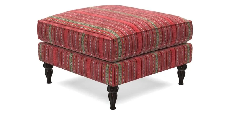 Cooksbridge Standard Footstool in Two Tone Plain Biscuit