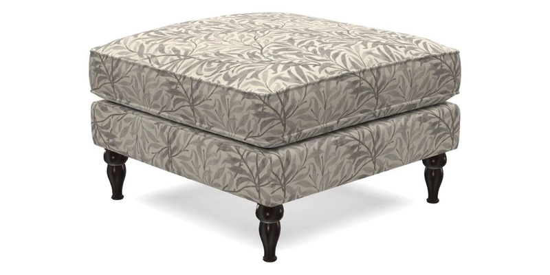Cooksbridge Standard Footstool in Two Tone Plain Biscuit