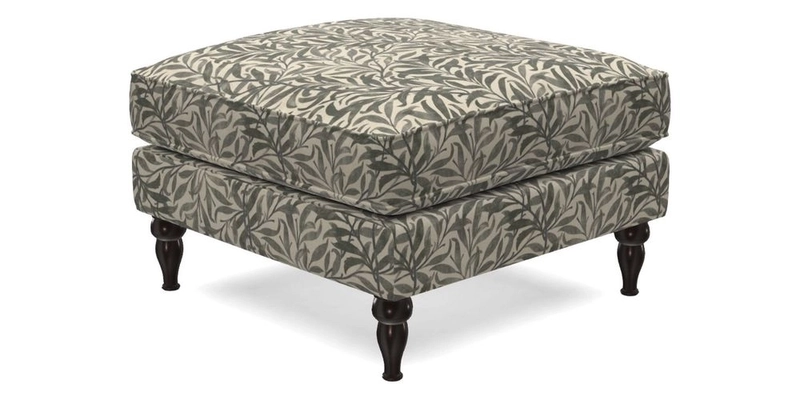 Cooksbridge Standard Footstool in Two Tone Plain Biscuit