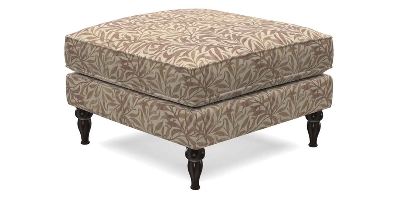 Cooksbridge Standard Footstool in Two Tone Plain Biscuit