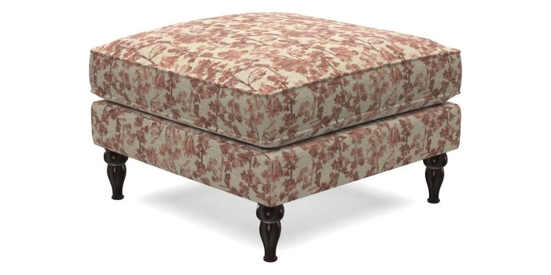 Cooksbridge Standard Footstool in Two Tone Plain Biscuit